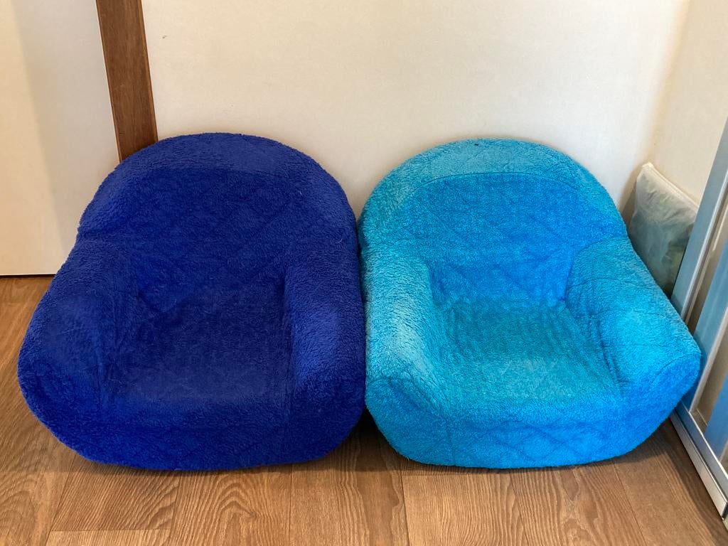 2 kinderzeteltjes met wasbare hoes (merk Bamboo), Ophalen, Gebruikt, Overige merken