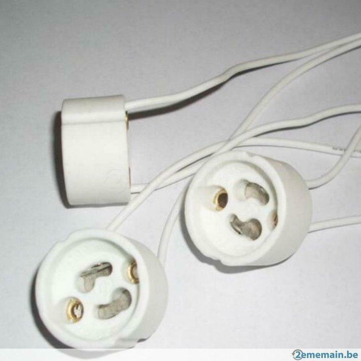 socket douille culot gu10 longueur cable 15cm, Enlèvement ou Envoi, Neuf