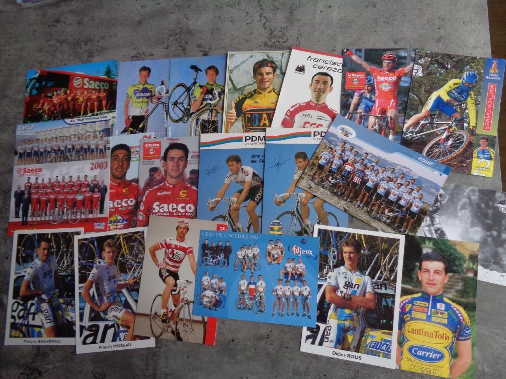 WIELRENNERS POSTKAARTEN NIEUWE STAAT 21X MIX, Verzamelen, Ophalen of Verzenden
