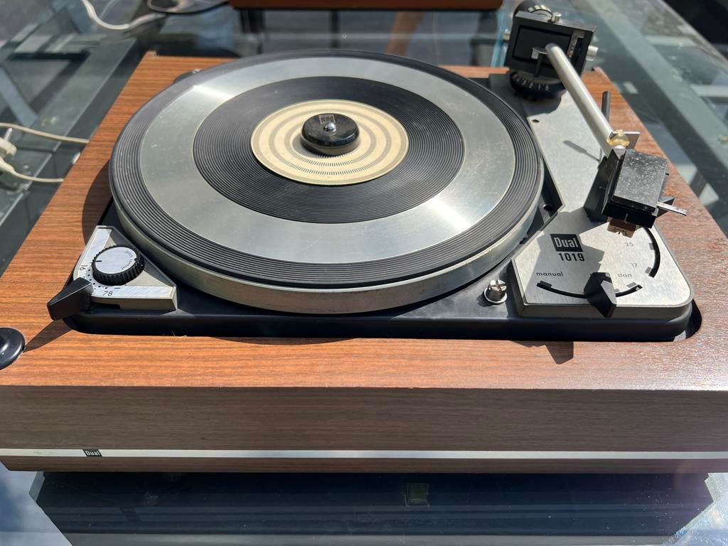 2 DUAL 1019-platen, Ophalen, Gebruikt, Automatisch, Platenspeler
