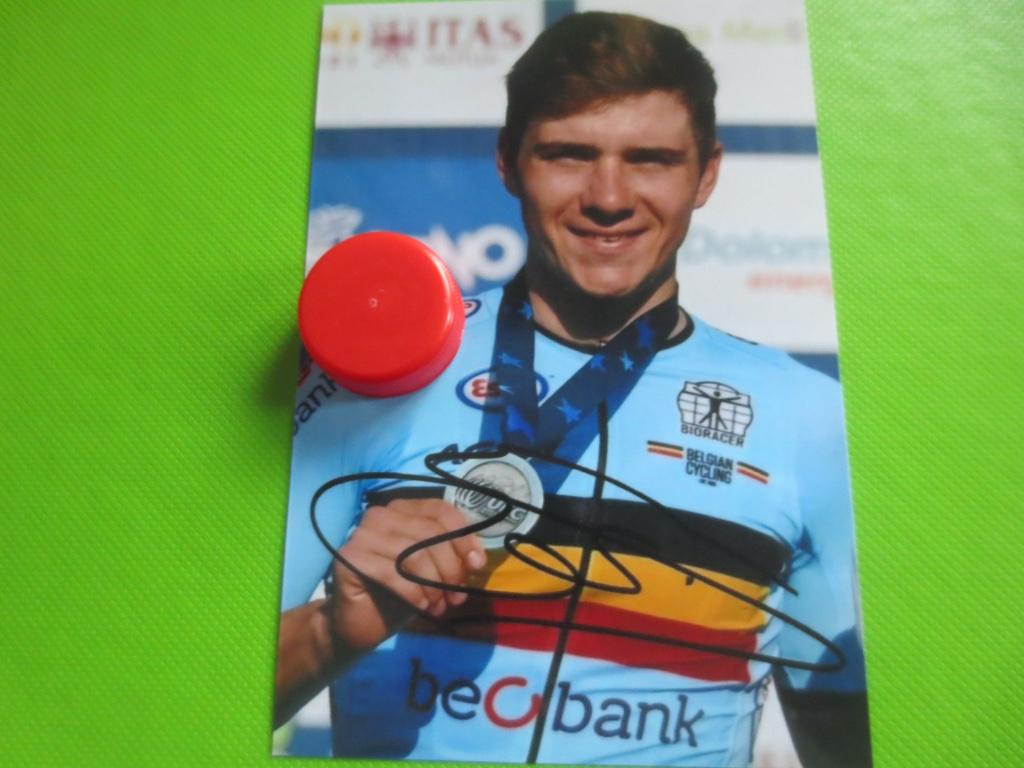 wielerfoto remco evenepoel, Envoi, Comme neuf