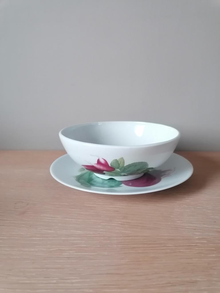 Coupe à fruits en porcelaine Lourioux, Collections, Enlèvement, Porcelaine