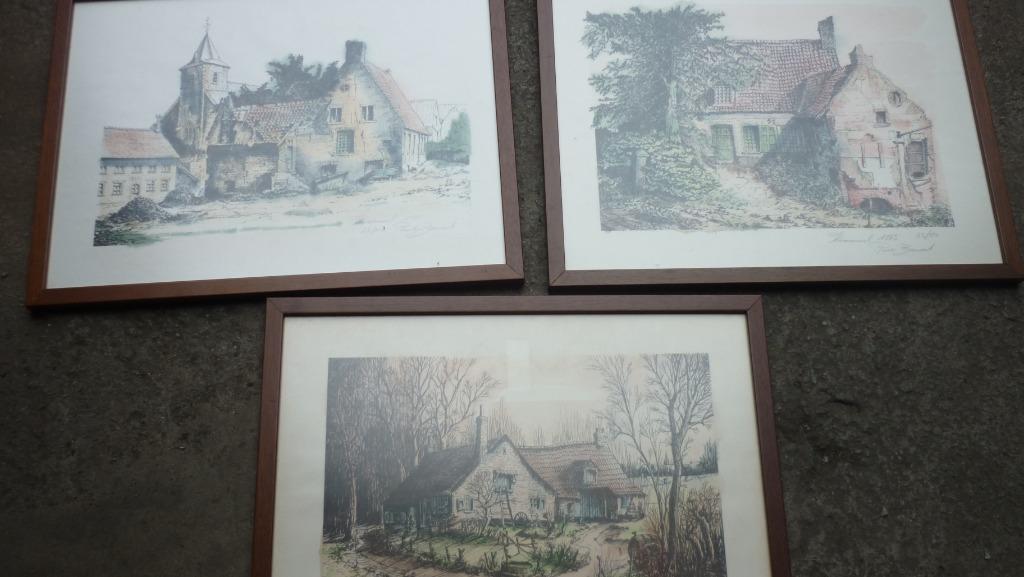 3 AQUARELL KADERS, Ophalen