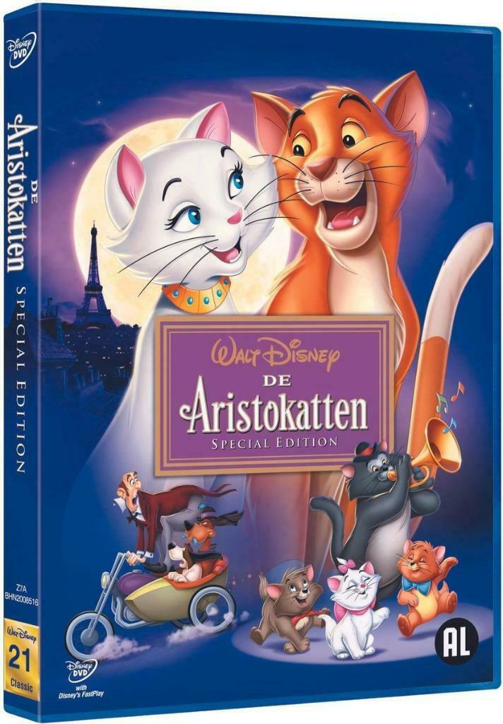 DVD Disney Classic - De Aristokatten, Enlèvement ou Envoi, Tous les âges, Comme neuf, Animaux