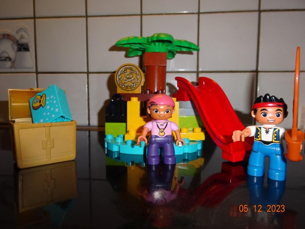 DUPLO Jake en de Nooitgedachtland Piraten Schateiland -10604, Enlèvement, Ensemble complet, Duplo