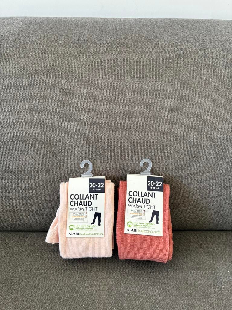 Nouveaux 2 collants Kiabi taille 18/24 mois, Enlèvement ou Envoi, Autres types, Fille, Neuf