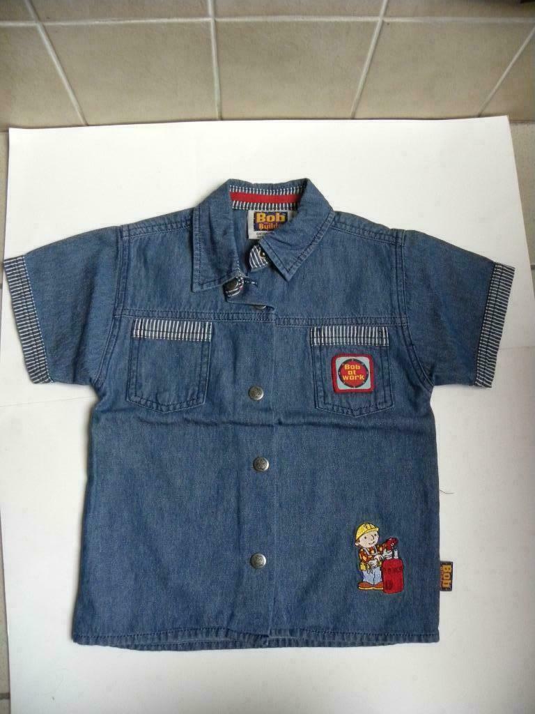 Bob de Bouwer Jeanshemd Maat 98 Nieuw !, Jongen of Meisje, Overhemd of Blouse, Nieuw, Bob de Bouwer