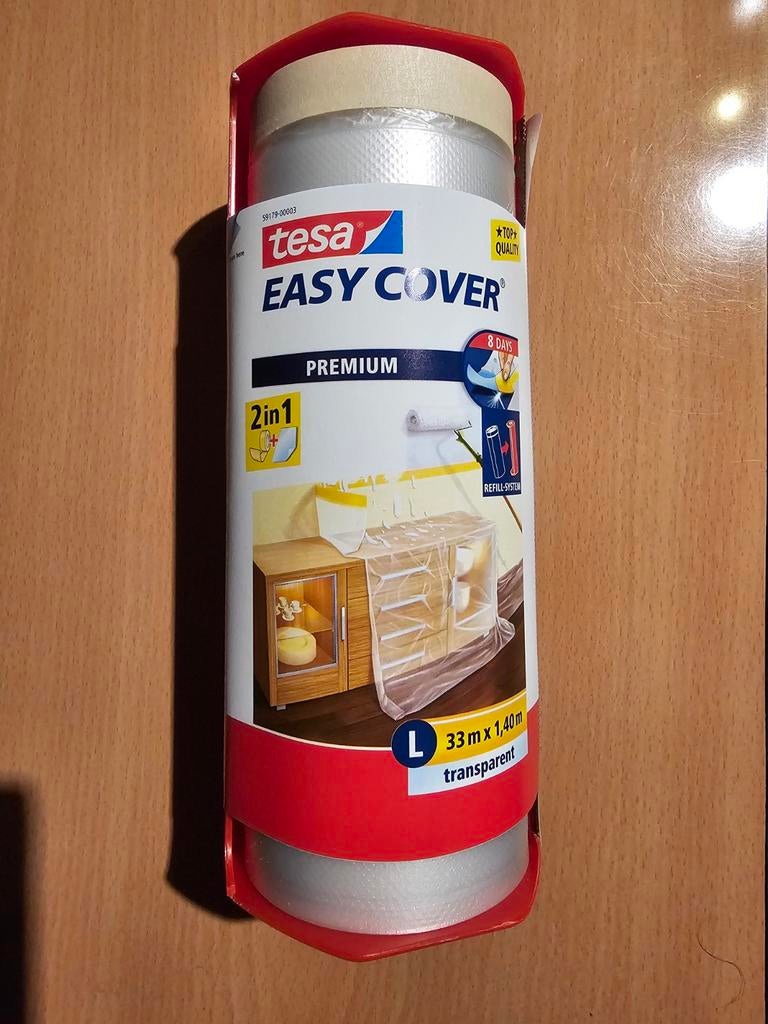 TESA Easy cover premium 33m x 1,4m, Doe-het-zelf en Bouw, Ophalen of Verzenden, Nieuw, Overige typen
