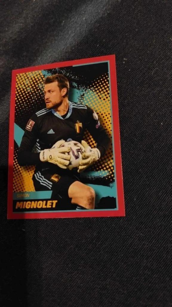 panini / Sticker / Simon Mignolet / Rode Duivels, Verzenden, Nieuw, Poster, Plaatje of Sticker