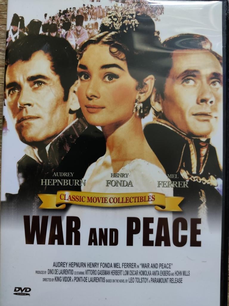 War and Peace (1956) (Audrey Hepburn, Henry Fonda) DVD, Enlèvement ou Envoi, Comme neuf
