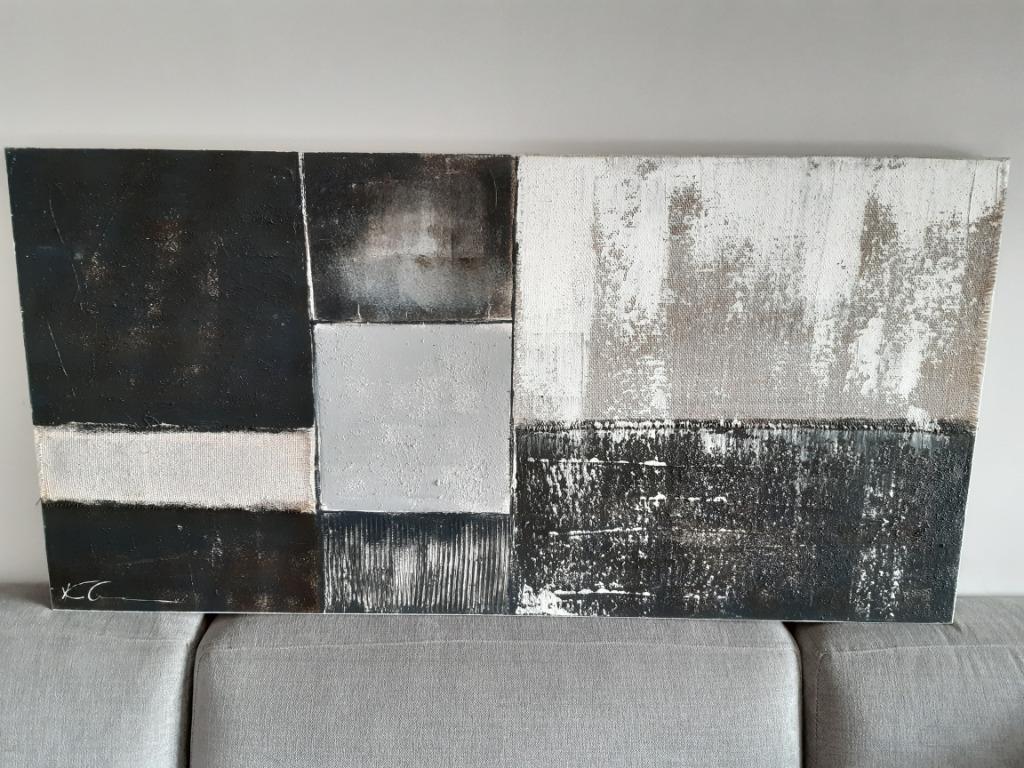 tableau/peinture moderne sur toile, Antiek en Kunst, Kunst | Schilderijen | Modern, Ophalen, Echtheidscertificaat
