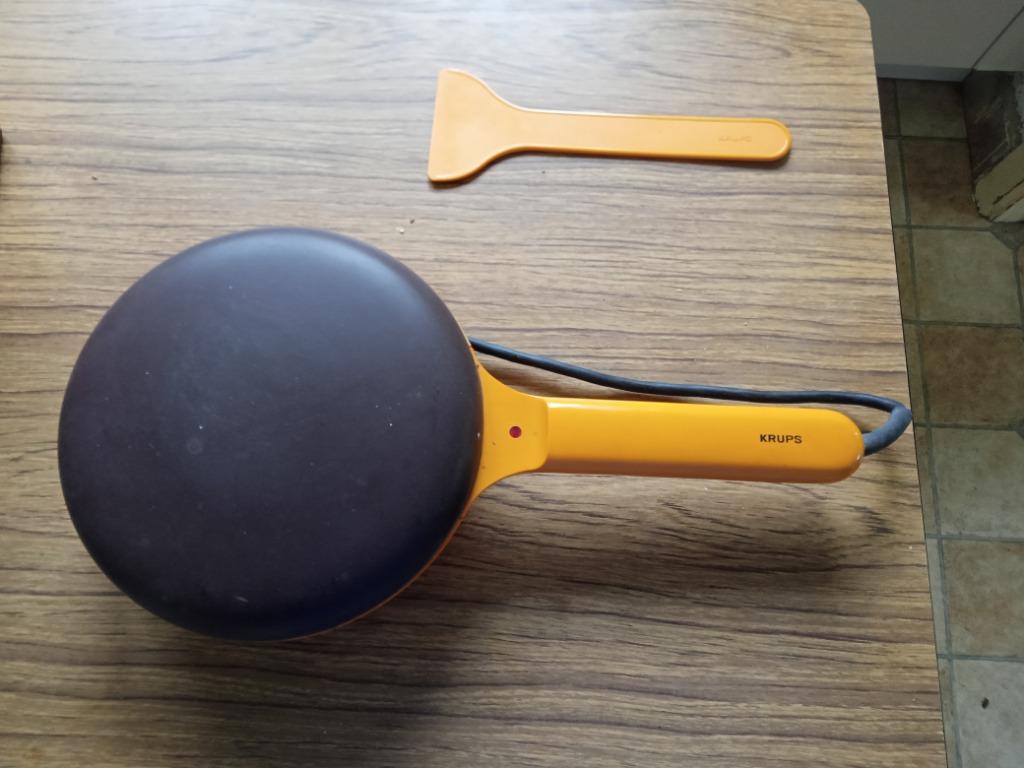 Crêpière électrique vintage "Krups", Ophalen, Zo goed als nieuw