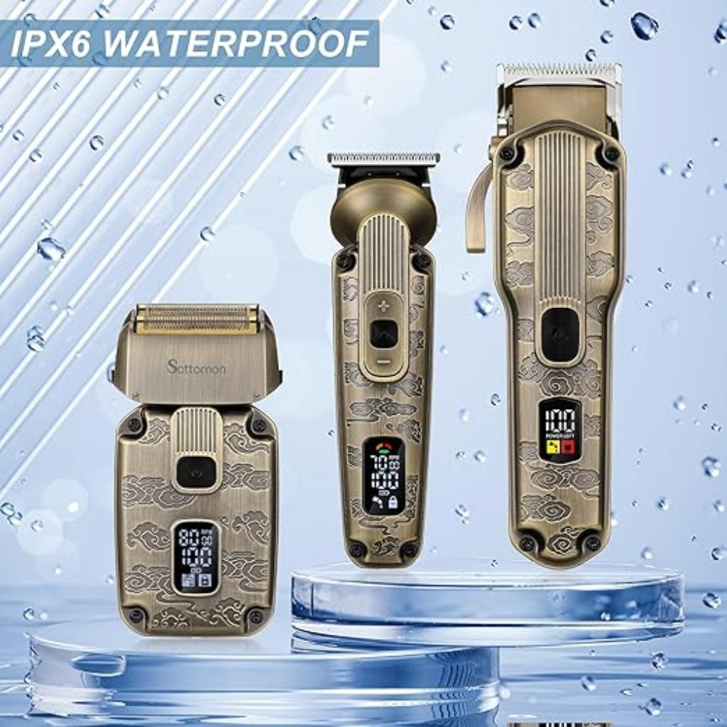 Ensemble de tondeuses à barbe Scttomon - Tondeuse à cheveux, Envoi, Neuf, Tondeuse