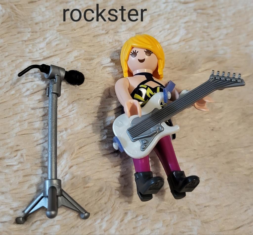 Playmobil rockster, Ophalen of Verzenden, Zo goed als nieuw, Los Playmobil