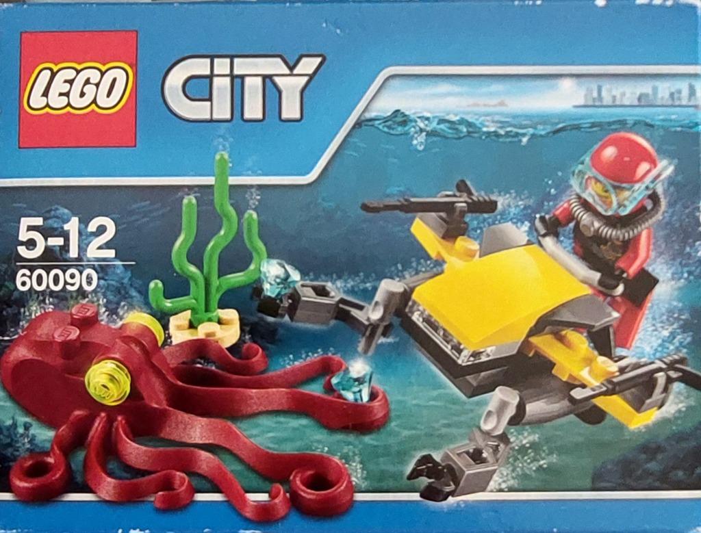 LEGO City Diepzee Duik Scooter - 60090, Ophalen, Zo goed als nieuw, Complete set, Lego