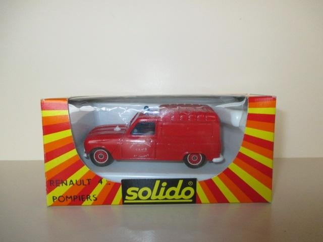 Solido/Renault 4 Pompiers/ 1:43 /Neuf en boîte, Enlèvement ou Envoi, Neuf, Voiture, Solido