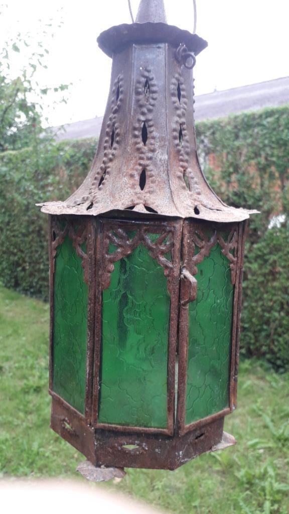 Tuin lantaarn brocante, Antiek en Kunst, Ophalen of Verzenden