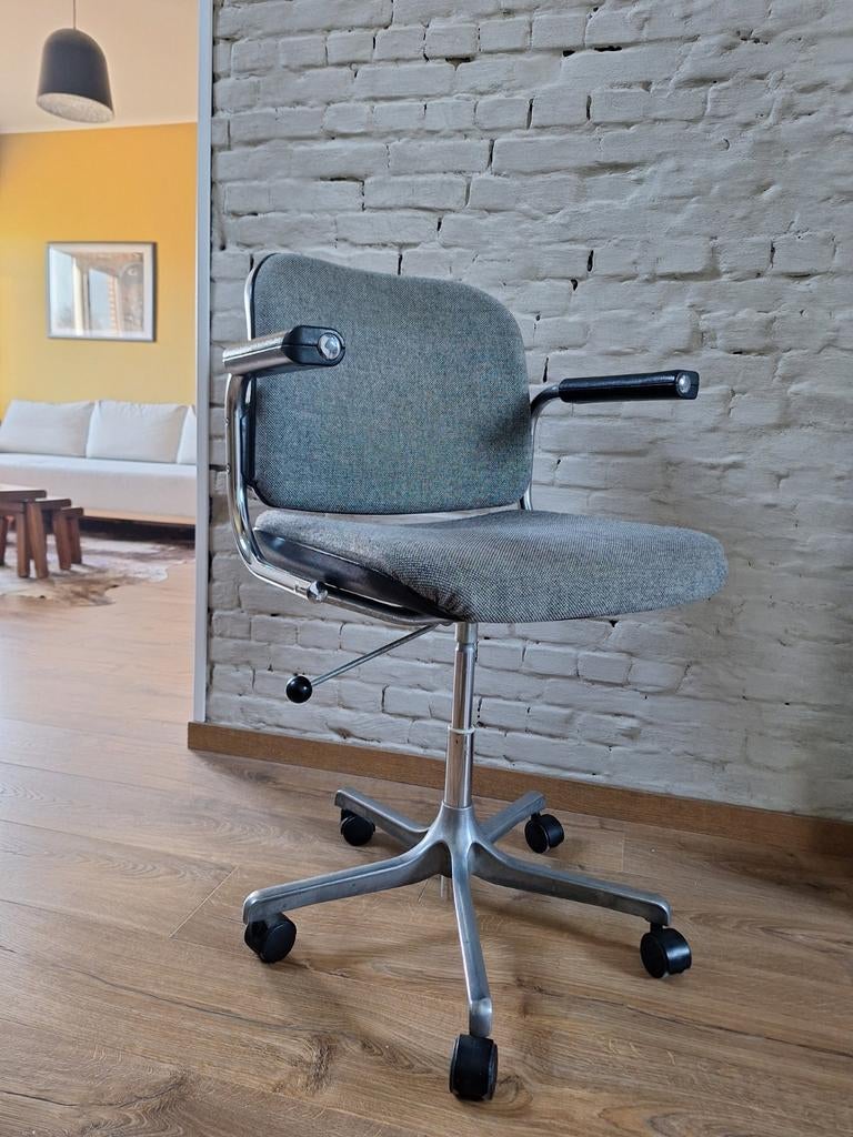 Vintage Girsberger Eurochair – Zwitsers design, jaren ’70, Enlèvement, Gris