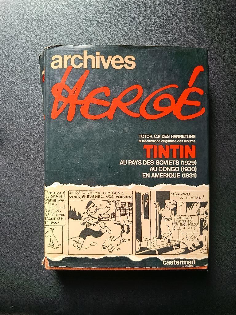 Archives Hergé Tintin 1973 Casterman, Série complète ou Série, Comme neuf, Enlèvement, Hergé