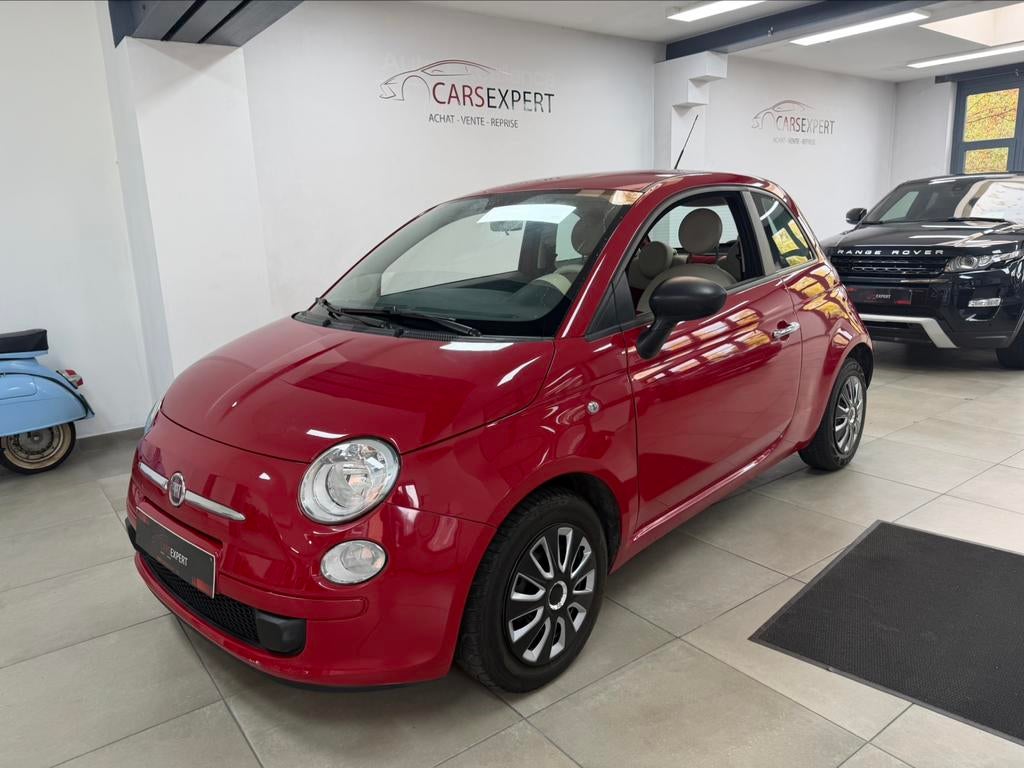 Fiat 500 55.573 km 12 mois de Garantie, Autos, Rouge, Euro 5, Entreprise, Boîte manuelle