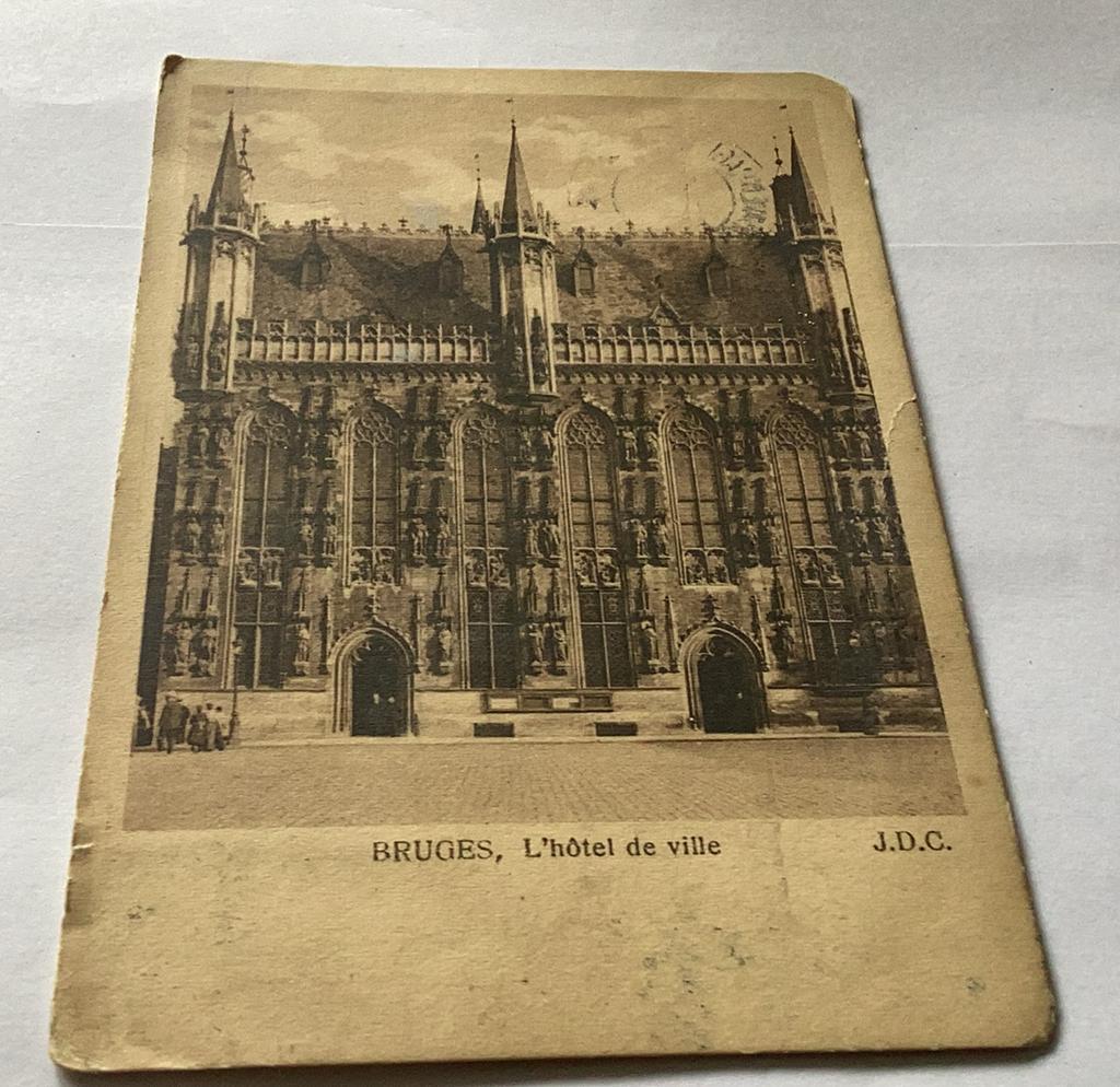 Bruges hotel de Ville 1913, Enlèvement ou Envoi, Affranchie
