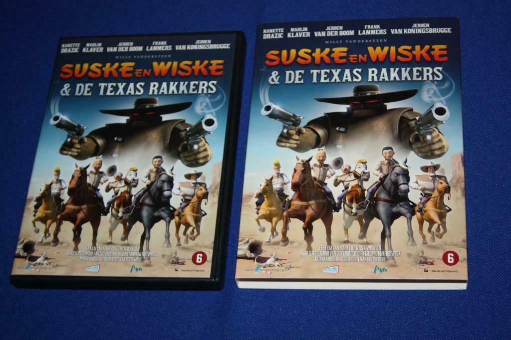 Suske en Wiske & de Texas Rakkers (DVD met hoes) 2009, Enlèvement ou Envoi, Bob et Bobette, Comme neuf, Autres types