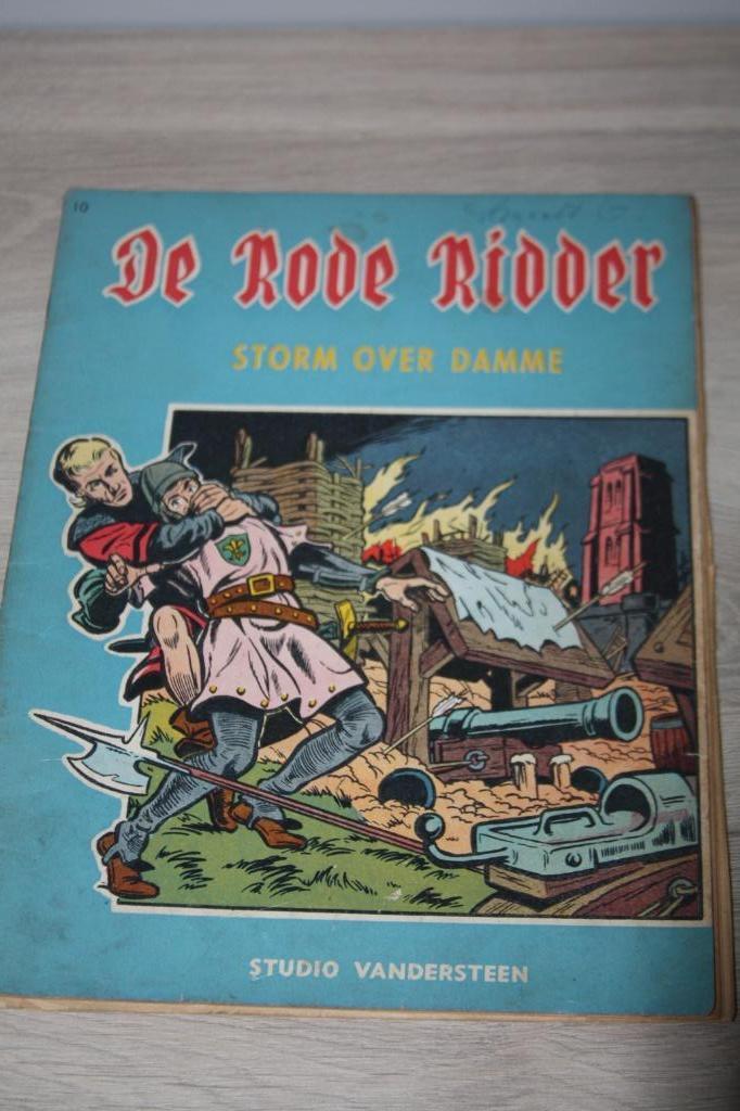 1e druk nr 10 , De Rode Ridder ( Willy Vandersteen ) 1962, Enlèvement ou Envoi, Willy Vandersteen, Une BD, Utilisé