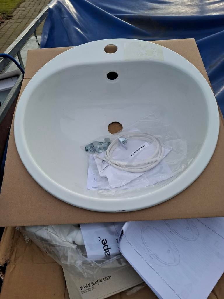 Inbouwlavabo Alape EW3 wit, Enlèvement