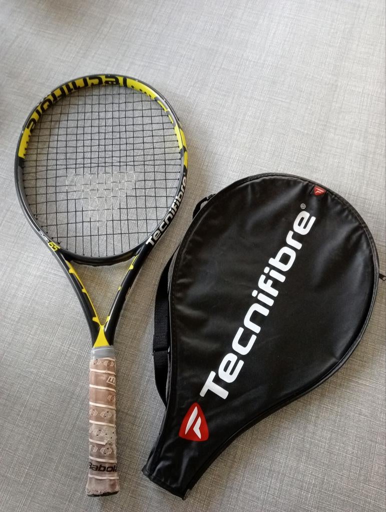 Tecnifibre TFlash 65 tennisracket zeer goede staat, Sport en Fitness, Gebruikt, L1, Racket, Ophalen