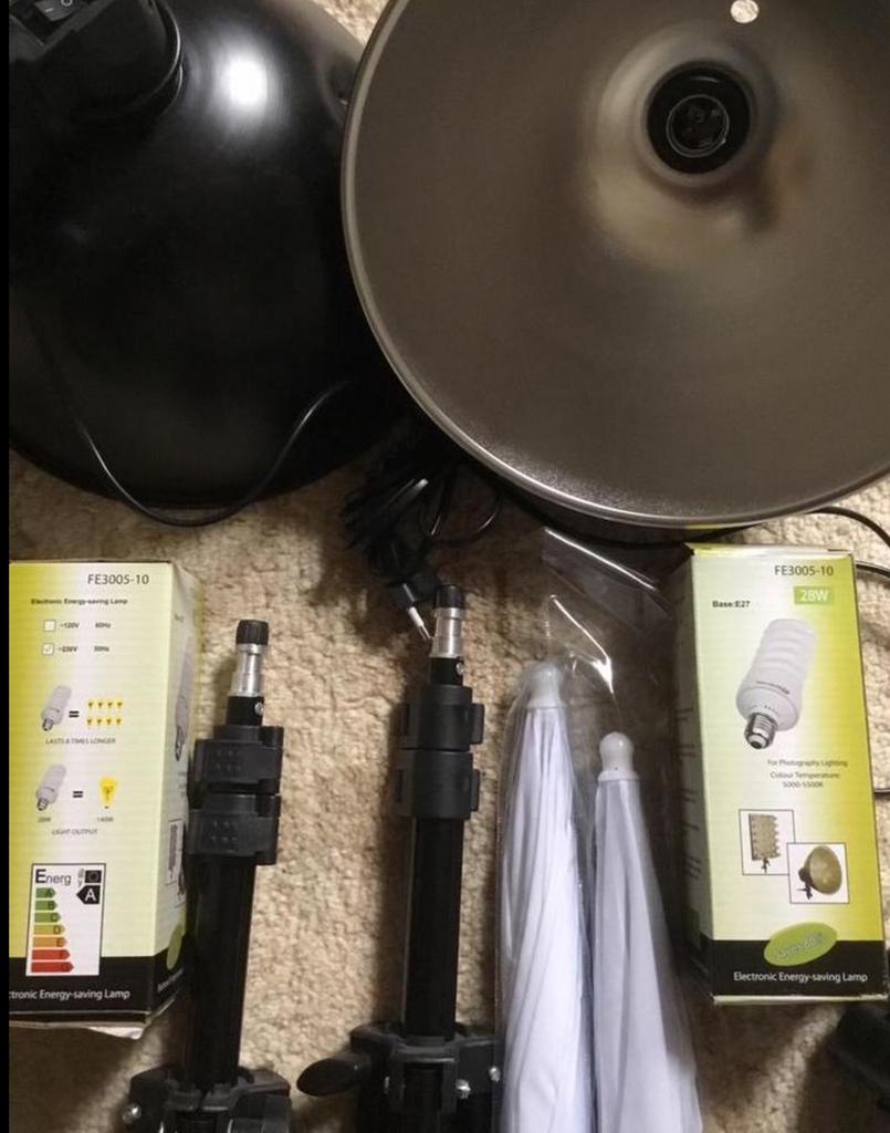 Fotostudio daglamp set, Ophalen, Zo goed als nieuw