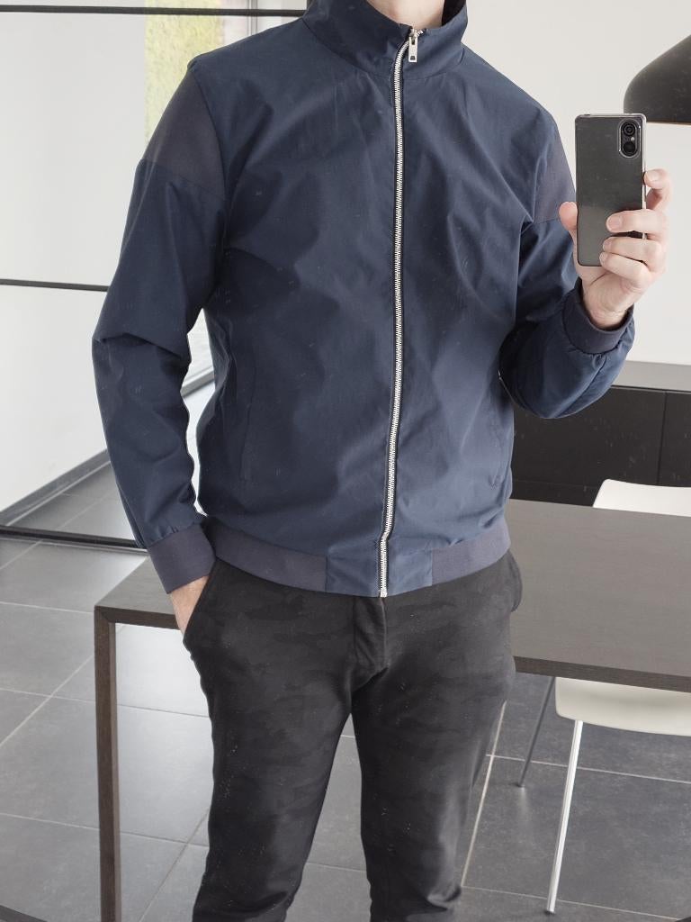Elvine bomber jacket maat XL zomerjas, Blauw, Maat 56/58 (XL), Ophalen of Verzenden, Gedragen