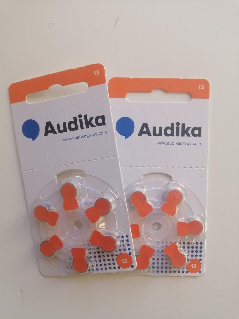Piles Audika PR48 pour appareils auditifs (2x6 piles), Enlèvement, Comme neuf