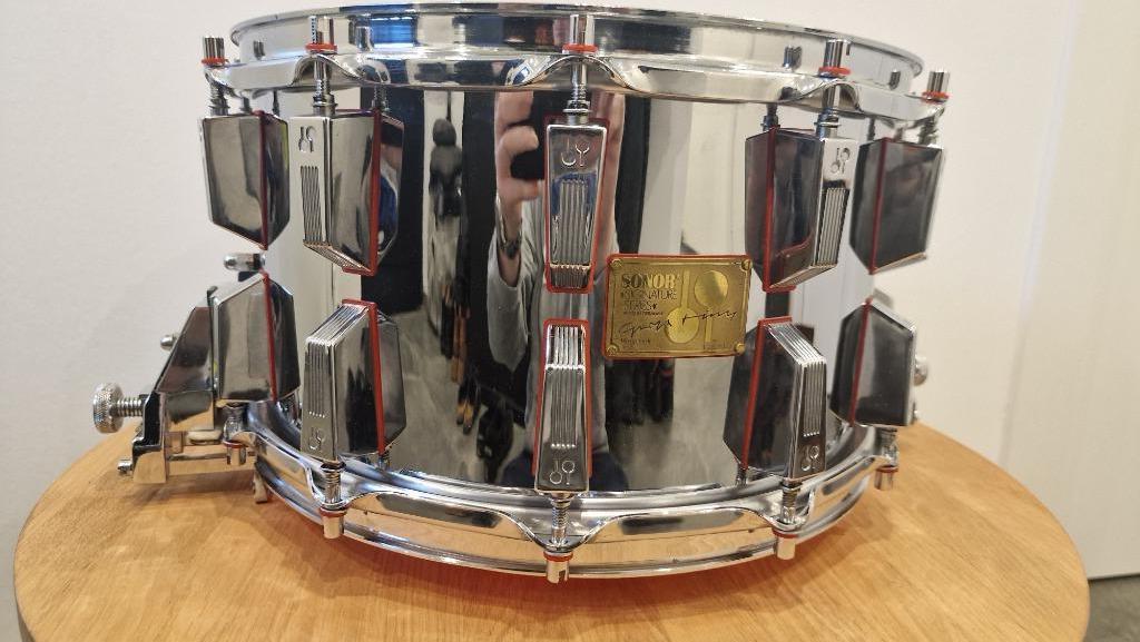Sonor Signature HLD588, SQ2 14x6, Hilite Exclusive UHD700, Musique & Instruments, Batteries & Percussions, Enlèvement ou Envoi