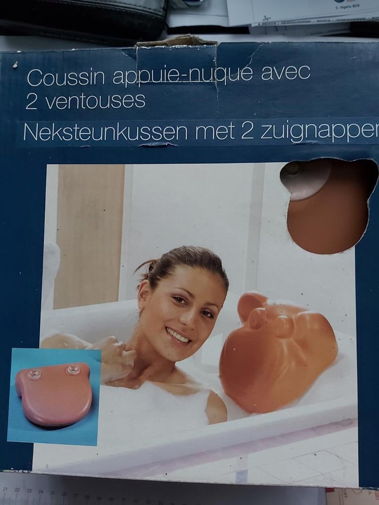 Coussin appuie- nuque pour le bain, Enlèvement ou Envoi, Comme neuf