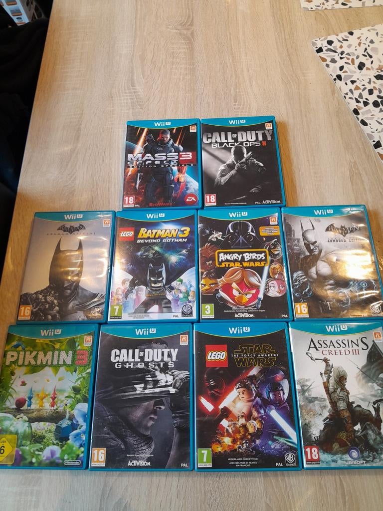 Lot 10 jeux Nintendo Wii U, Online, Gebruikt, 2 spelers, Vanaf 7 jaar