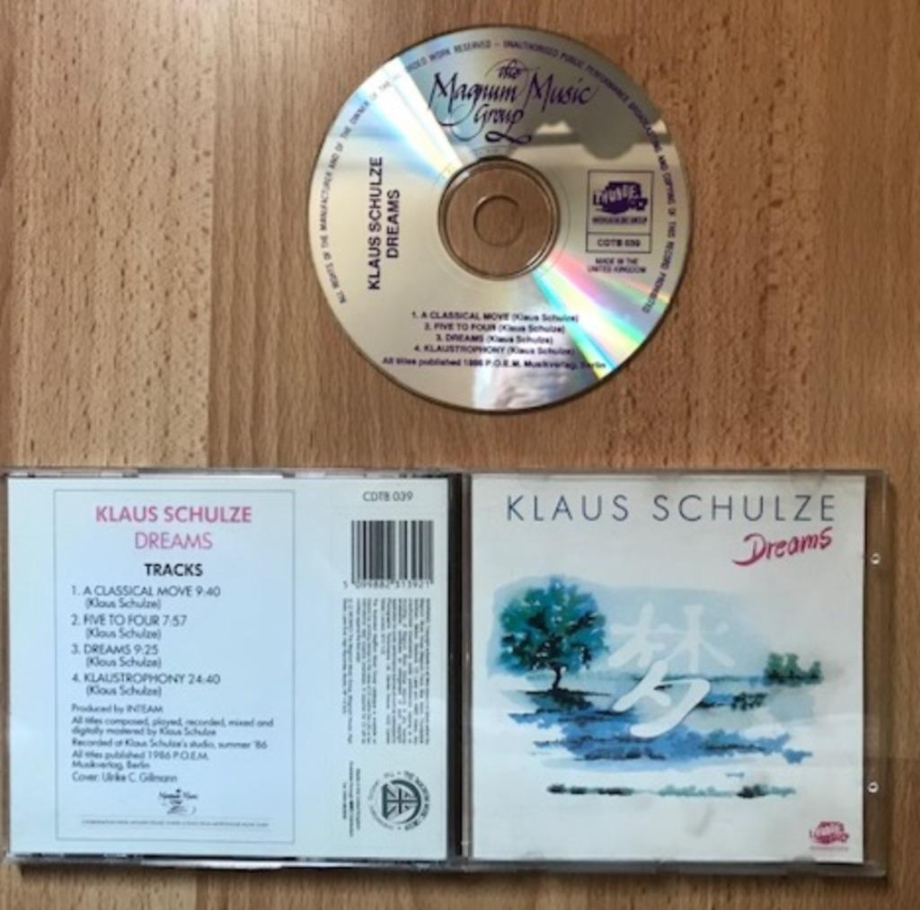 CD KLAUS SCHULZE - DREAMS - TANGERINE DREAM - 1986, CD & DVD, CD | Pop, Utilisé, Enlèvement ou Envoi