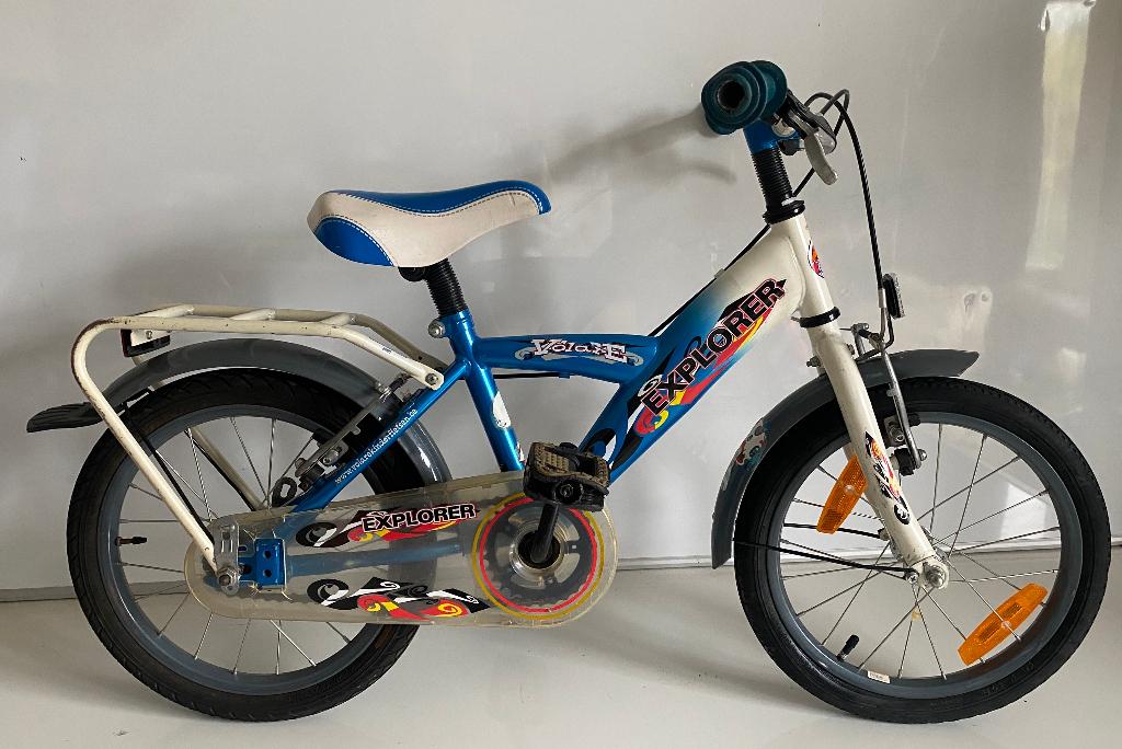 Vélo Enfant 16 pouces Explorer Volare en bon état général, Enlèvement, Utilisé, 16 à 20 pouces, Stabilisateurs
