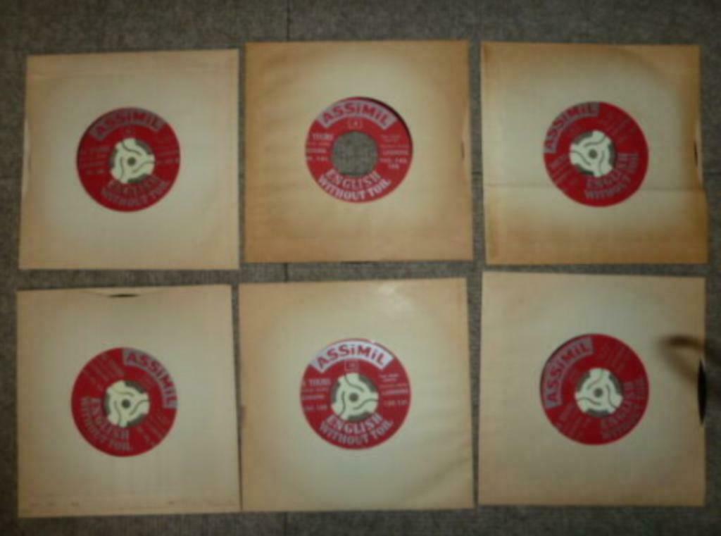 lot 6 LP - singles " ASSiMiL : English without toil ", Enlèvement ou Envoi