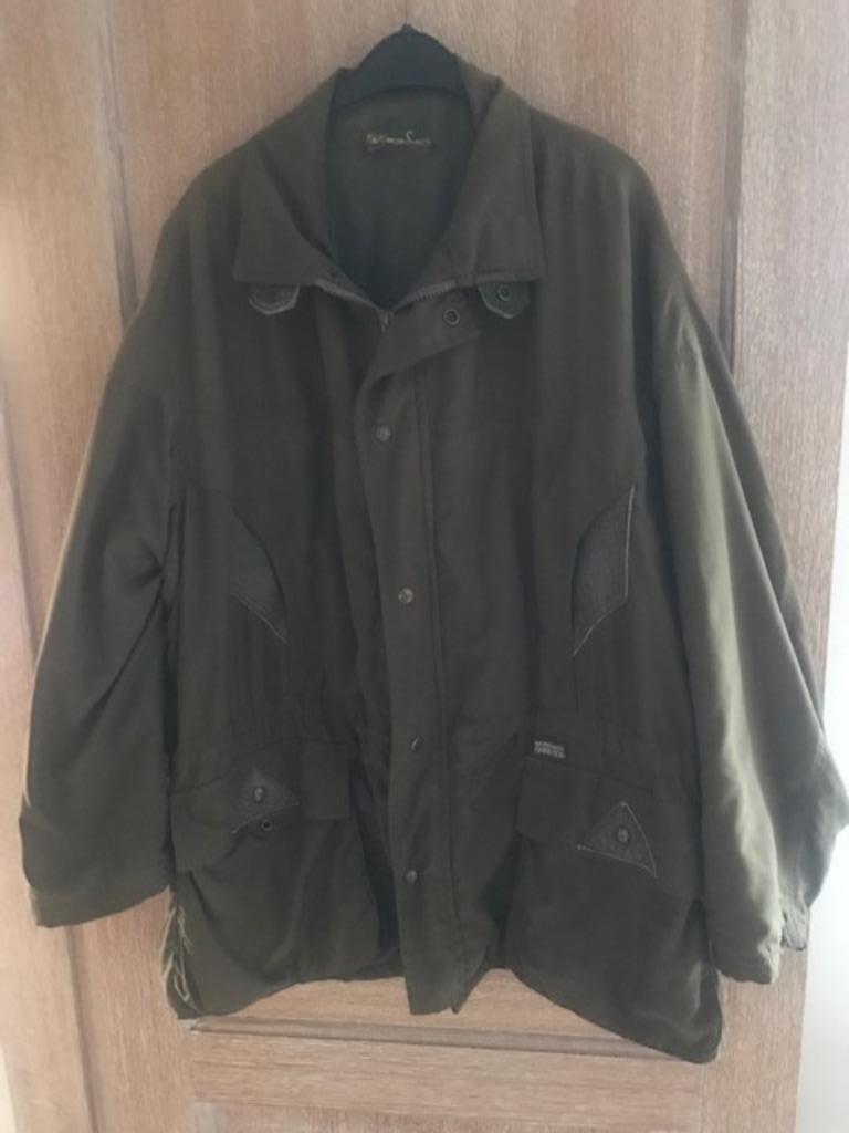 Kaki jas MONCHAUX Gore-Tex - maat 52 (nr4362), Kleding | Heren, Maat 52/54 (L), Overige kleuren, Ophalen of Verzenden, Zo goed als nieuw
