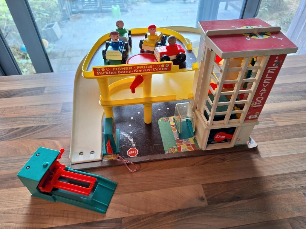 garage fisher price, Ophalen, Gebruikt