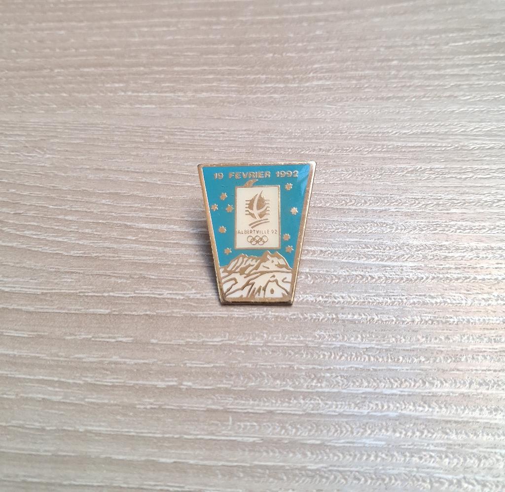 PIN - ALBERTVILLE 92 - OLYMPISCHE SPELEN - JEUX OLYMPIQUES, Ophalen of Verzenden, Gebruikt, Sport, Speldje of Pin