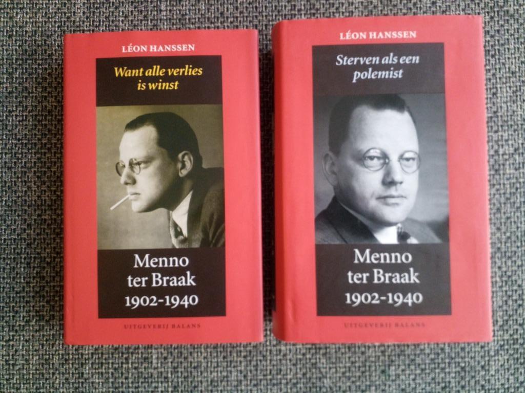 Menno ter Braak (1902-1940) - Léon Hanssen (2 dln), Kunst en Cultuur, Ophalen of Verzenden, Zo goed als nieuw, Léon Hanssen