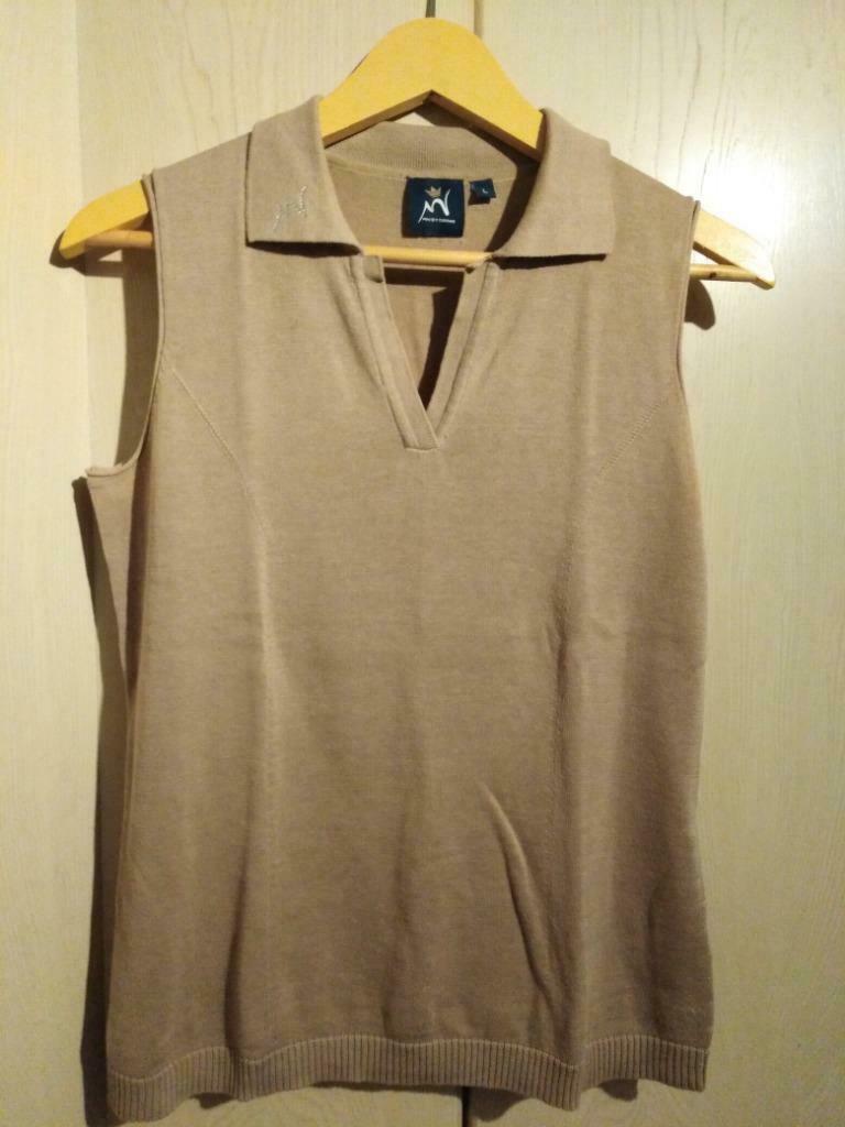 polo brun sans manche, Enlèvement, Comme neuf, Brun, Sans manches