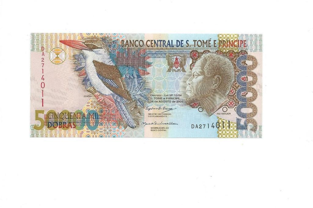 Saint Thomas & Prince, 50.000 Dobras 26/08/2004, UNC., Timbres & Monnaies, Enlèvement ou Envoi, Autres pays, Billets en vrac