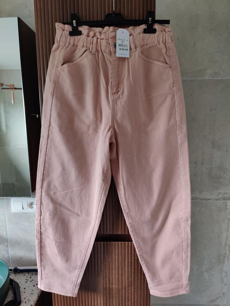 Nieuwe roze mom jeans 'Paprika', Paprika, Ophalen of Verzenden, Nieuw, Overige kleuren