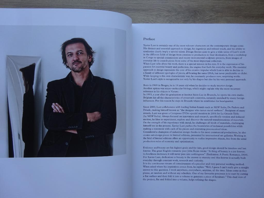 Xavier Lust, Design Stories, 2015, Stichting Kunstboek, Ophalen of Verzenden, Nieuw, Grafische vormgeving