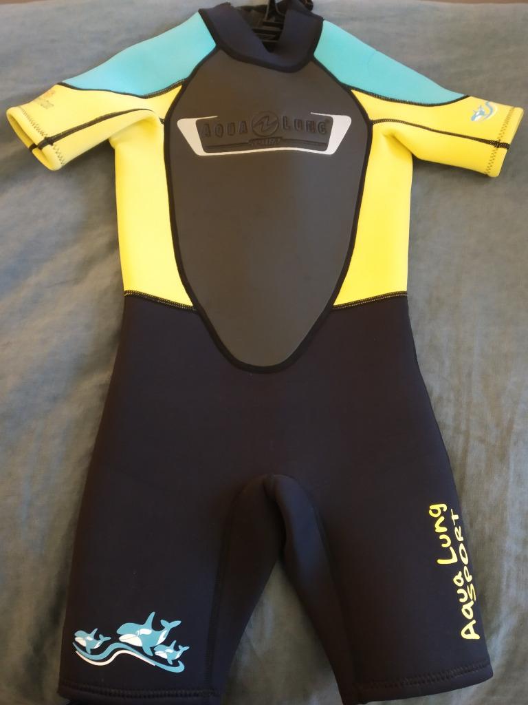 Aqualung Beach Fun Shorty junior wetsuit (kind M), Ophalen, Wetsuit, Aqualung, Kind