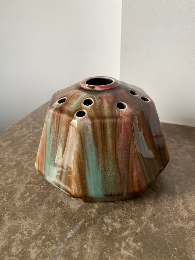 Vase pique-fleurs vintage Fives Lille, Antiquités & Art, Antiquités | Céramique & Poterie, Enlèvement ou Envoi