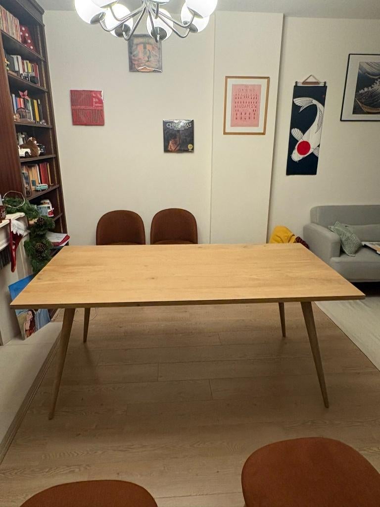 Table a manger "Maisons du Monde", 150 à 200 cm, Comme neuf, Enlèvement, Rectangulaire