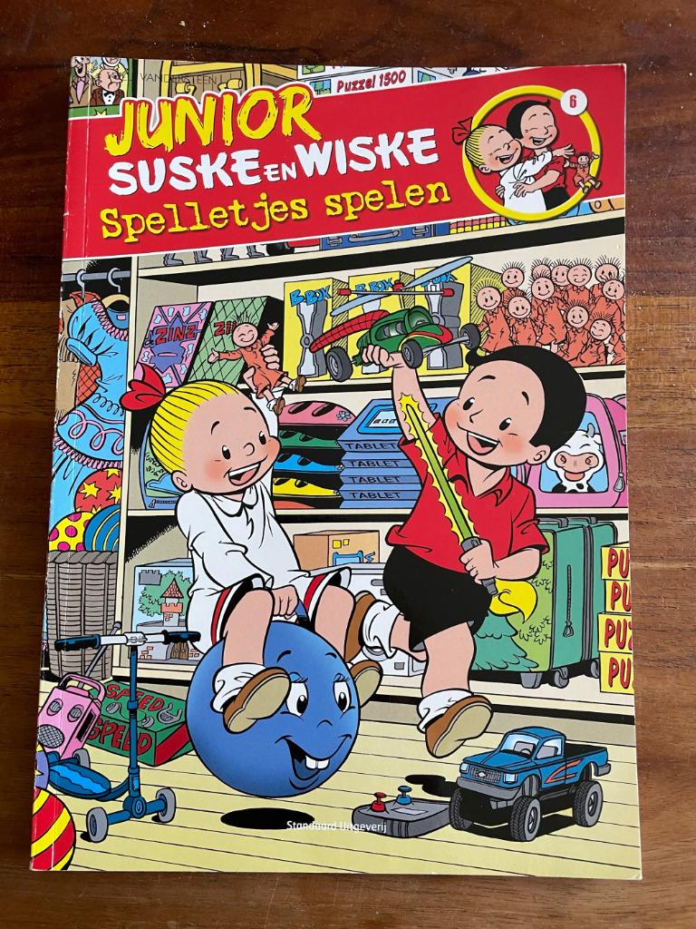 Suske & Wiske Junior - Spelletjes Spelen, Une BD, Enlèvement ou Envoi, Comme neuf